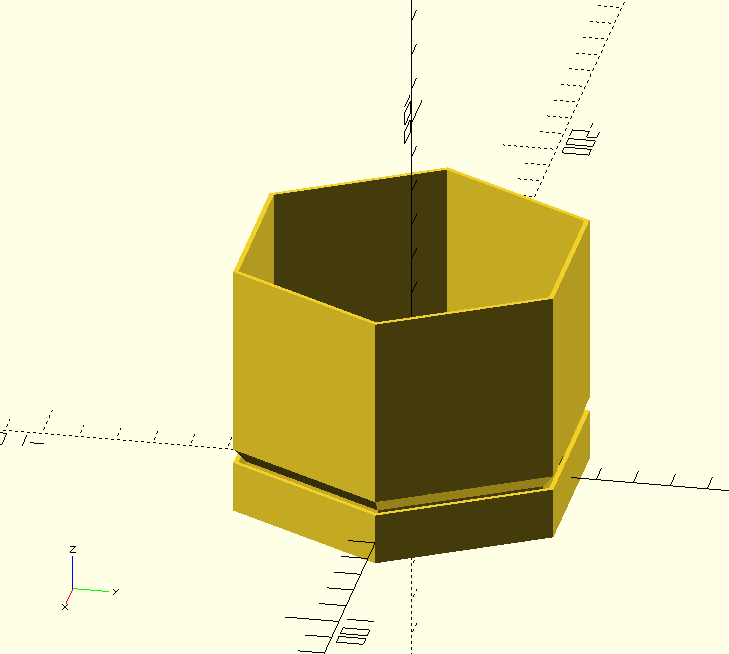 Example pot from my parametric plant pot